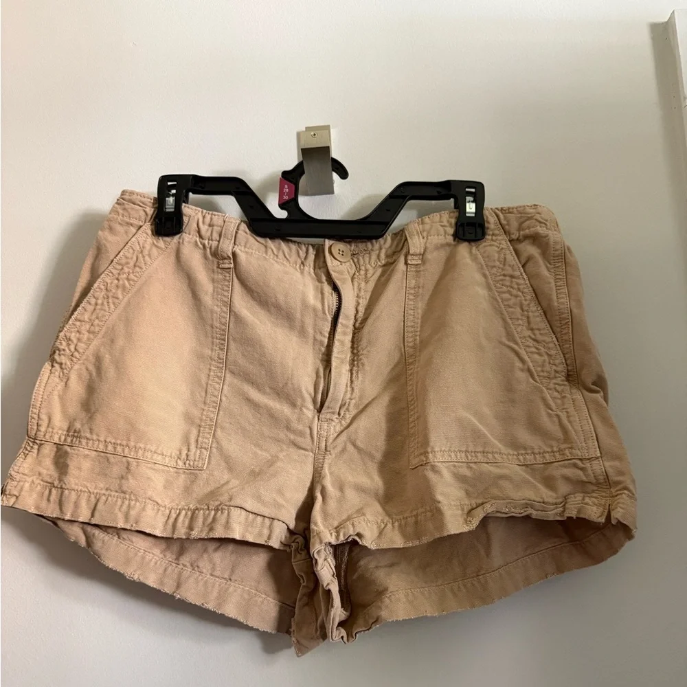 Women's Tan Shorts - Picture 2 of 3
